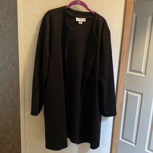 Black long sleeve blazer from Bedford Fair, size XL,